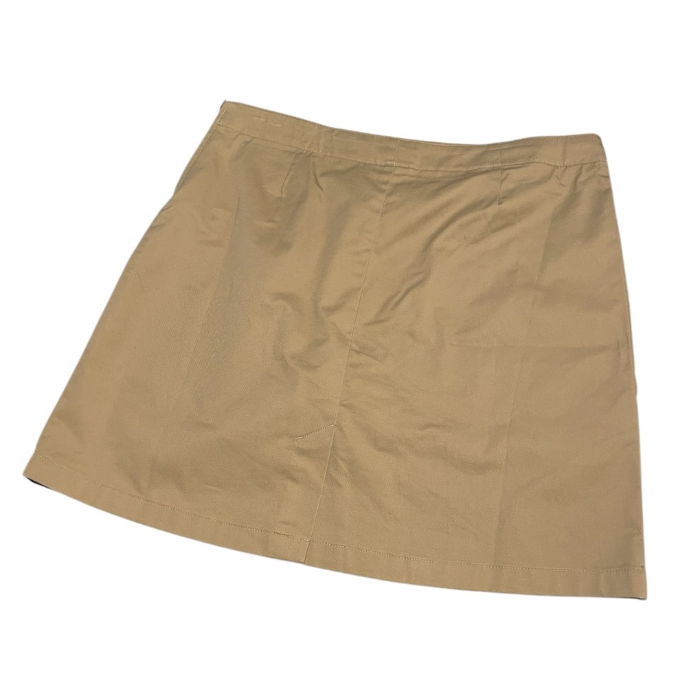 Lands’ End Women’s 21-Inch Long Khaki Skort, Size 14 –‎ Comfortable & Versatile - Picture 6 of 9